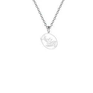 گردنبند نقره زنانه هایکا مدل بیرون نشود عشق توام تا ابد از دل کد n.ha2-402