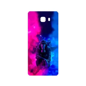 MAHOOT Smoke Rainbow Digital Art 2 Cover Sticker for Samsung Galaxy C9 Pro