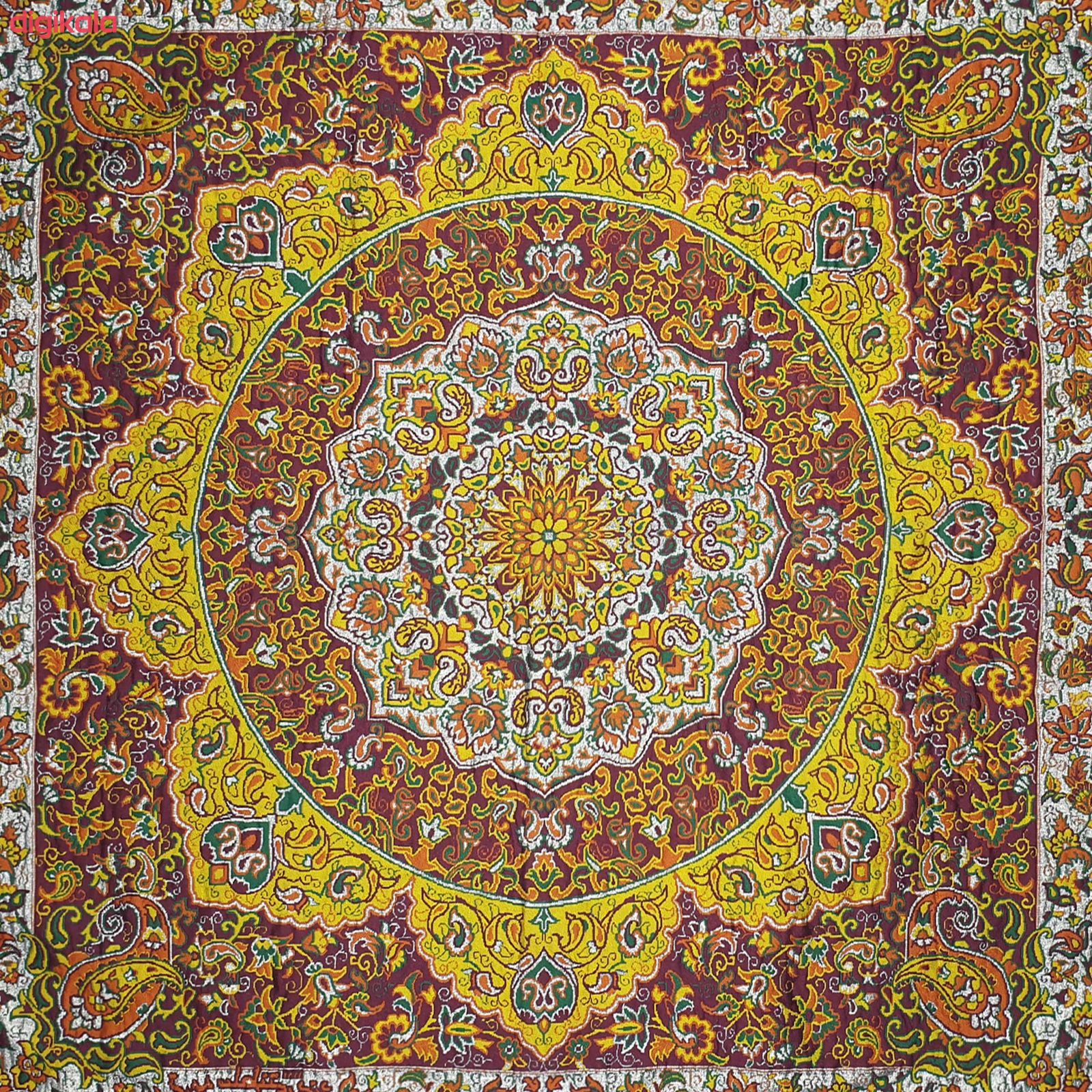 رومیزی ترمه مدل شمس العماره کد SV1-1 main 1 2