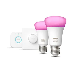 لامپ هوشمند 9 وات فیلیپس مدل Hue Starter Kit پایه E27 بسته 2 عددی