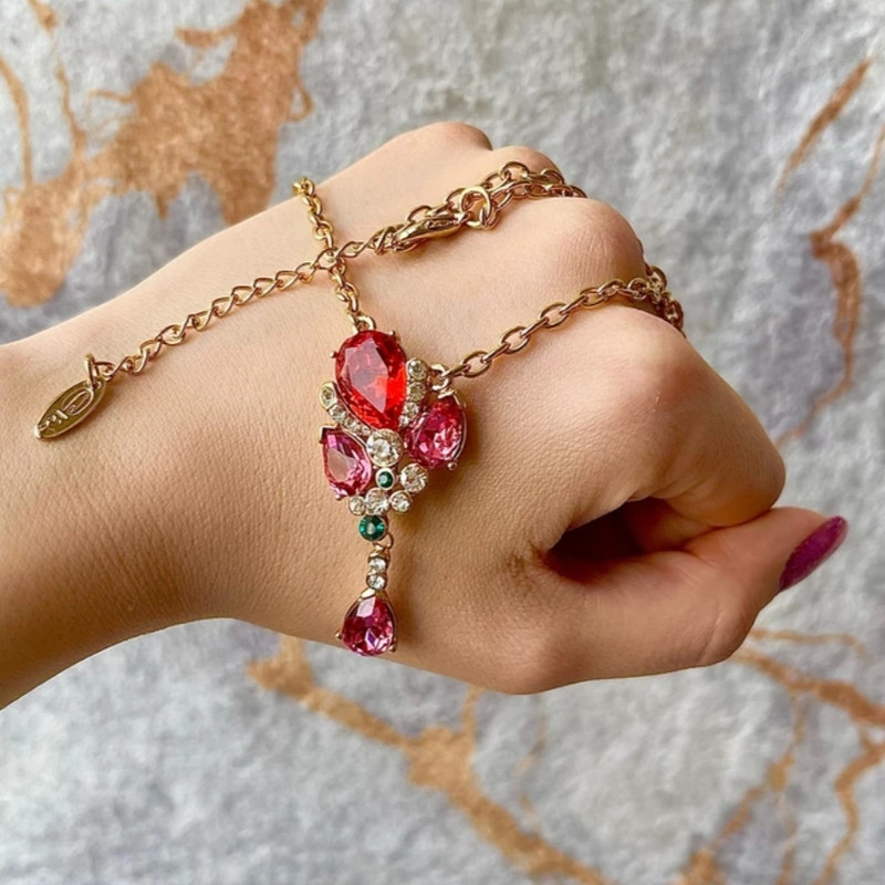 نیم ست زنانه کلیو مدل گل کریستال