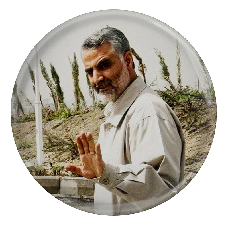 مگنت مدل S12595 طرح سردار شهید حاج قاسم سلیمانی