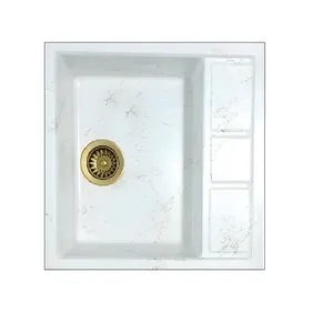 سینک ظرفشویی گرانیت توکار یک لگنه مدل ارچر