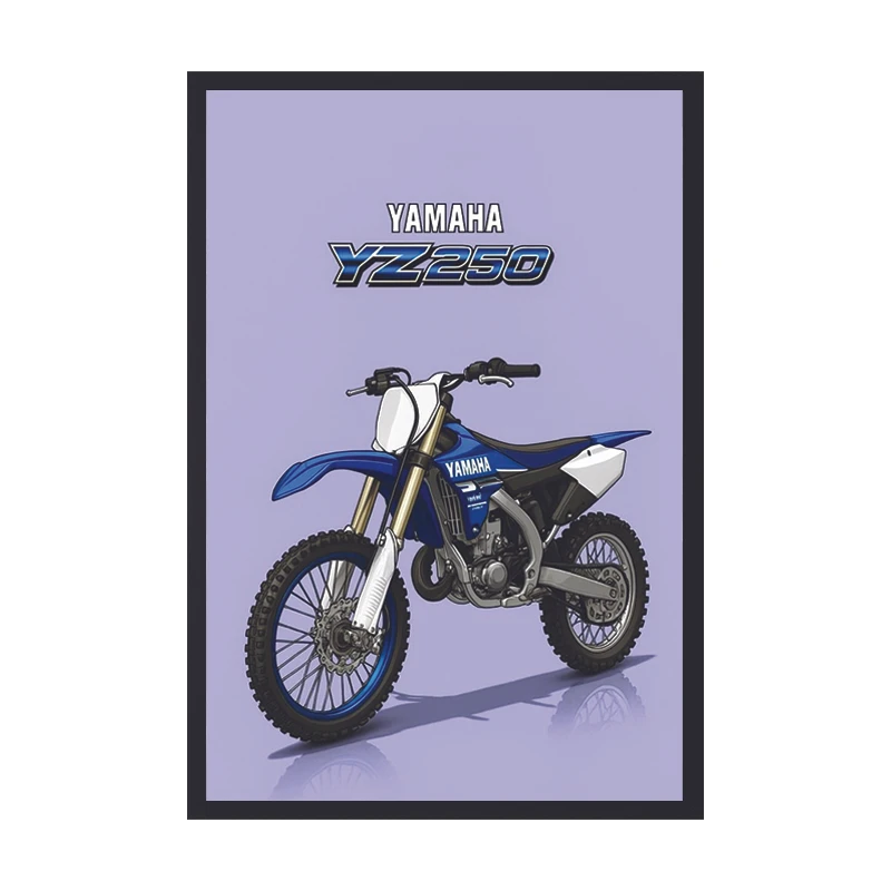 تابلو طرح موتور یاماها YZ کد 03 فریم مشکی