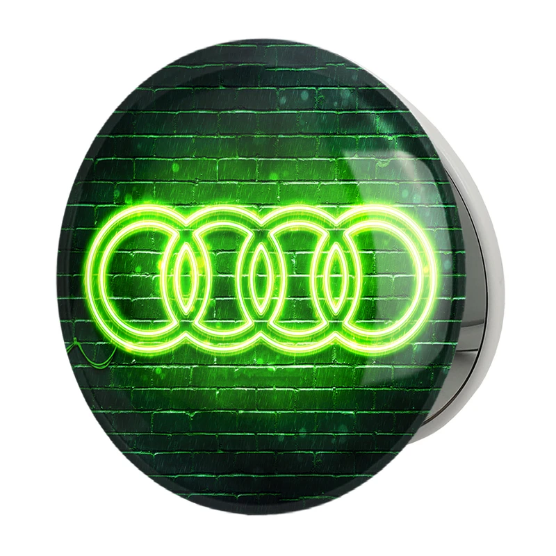 آینه جیبی خندالو طرح آئودی Audi مدل تاشو کد 23621 