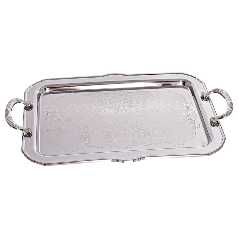 سینی دسته دار یونیک کد 01 - 4017 سایز 28*44 سانتی متر 