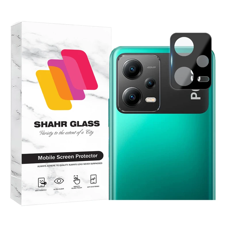 محافظ لنز دوربین  شهر گلس مدل LENSFSH مناسب برای گوشی موبایل شیائومی Redmi Note 12 5G / Poco X5