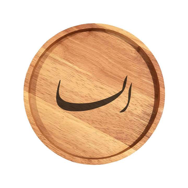بشقاب چوبی مدل السا