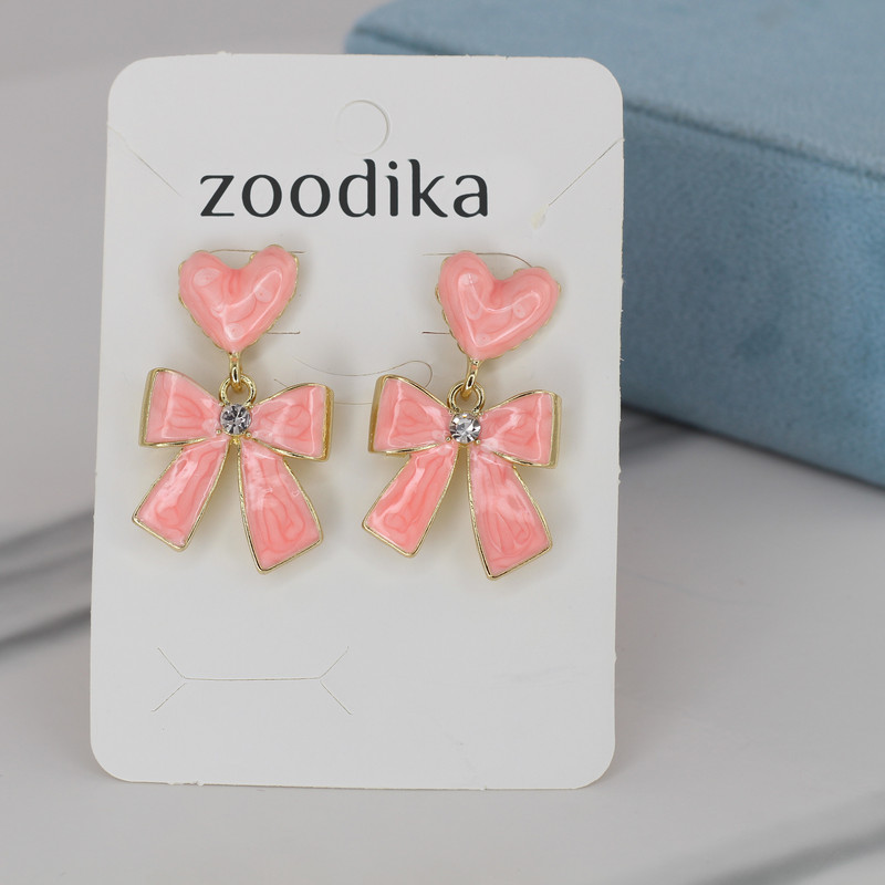 گوشواره میخی زنانه زودیکا مدل پاپیون کد AAC1110