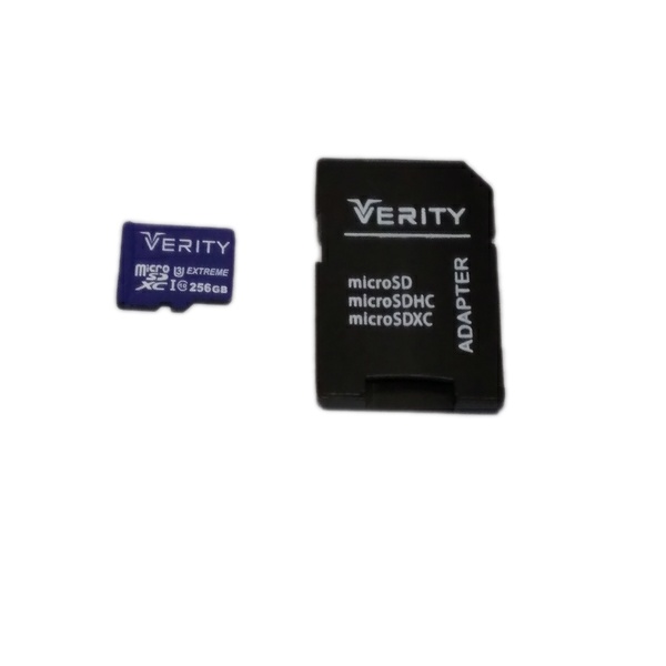 کارت حافظه microSDXC وریتی مدل UHS-I سرعت 80MBps ظرفیت 256 گیگابایت به همراه آداپتور SD