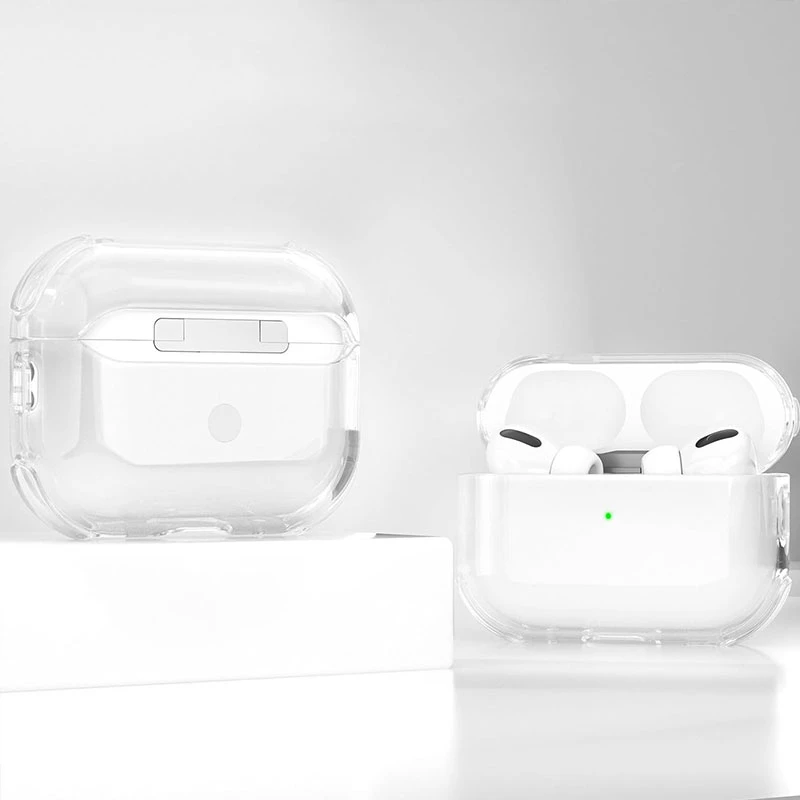 عکس شماره 4 : کاور مسیر مدل clear air bag مناسب برای کیس اپل airpods pro 3 به همراه آویز