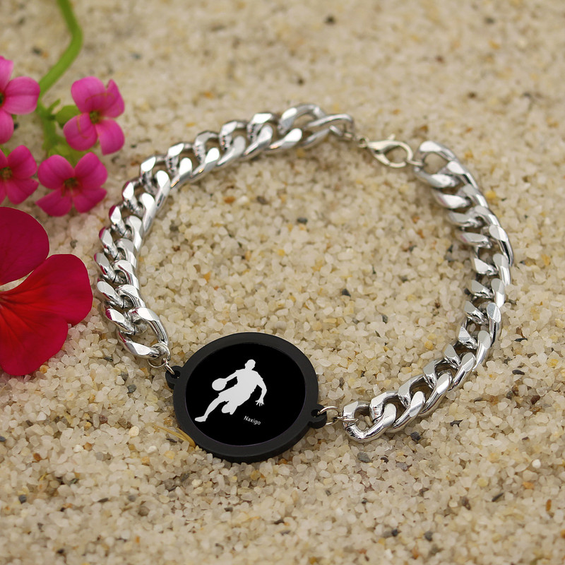 دستبند ناکسیگو مدل بسکتبال کد BZ7783 دستبند ناکسیگو مدل بسکتبال کد BZ7783