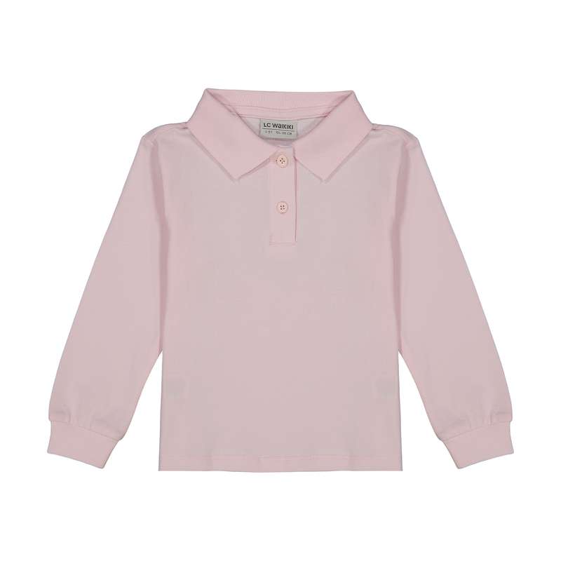 پولوشرت دخترانه ال سی وایکیکی مدل W173782Z4-FSA- LIGHTPINK