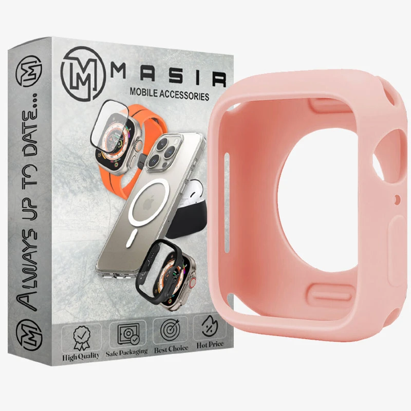 کاور مسیر مدل Silicone Cover مناسب برای اپل واچ سایز 45 میلی متری