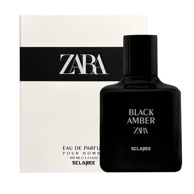 ادو پرفیوم مردانه اسکلاره مدل Black Amber Zara با رایحه گرم حجم 100 میلی لیتر