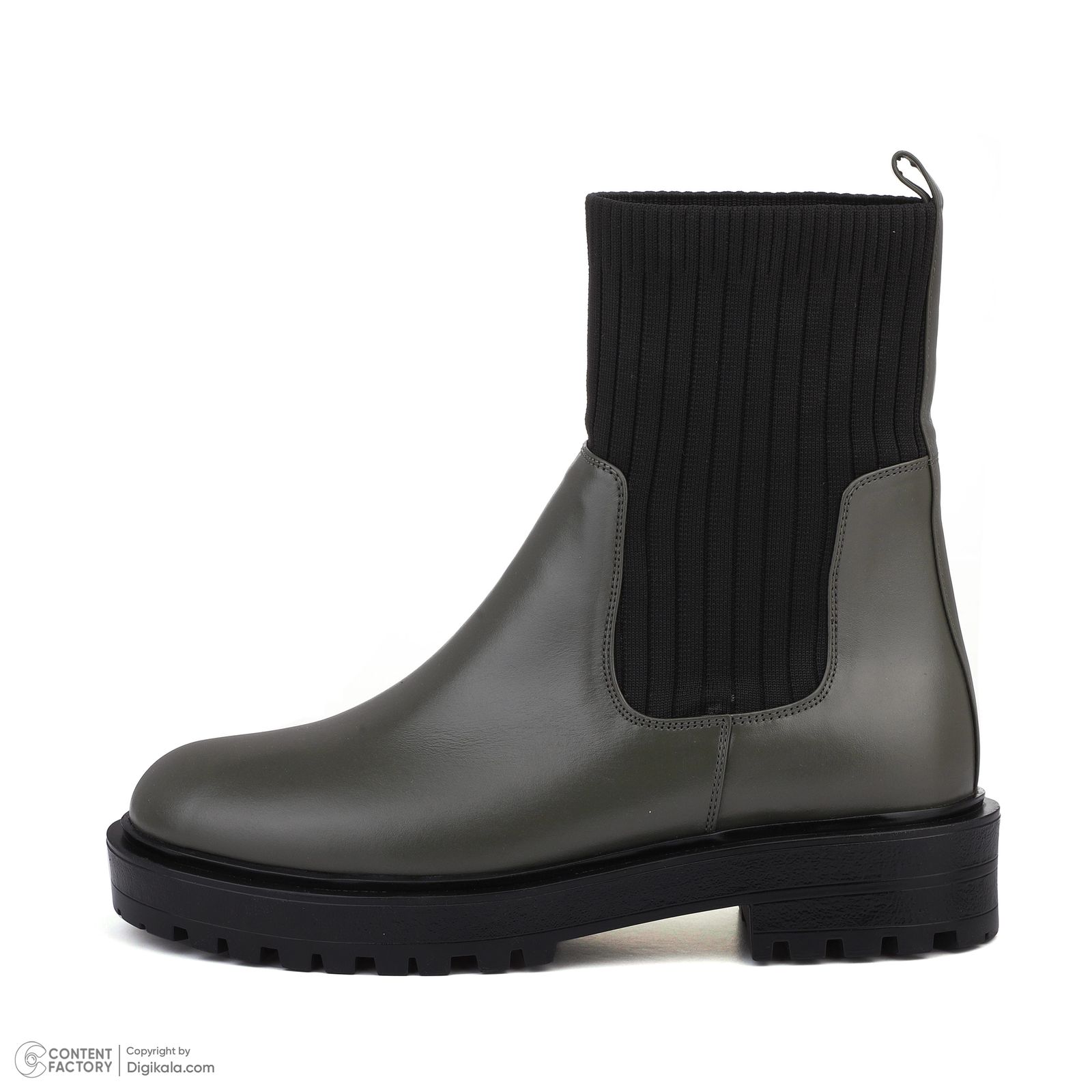 نیم بوت زنانه چرم مشهد مدل J2641-001 -  - 12