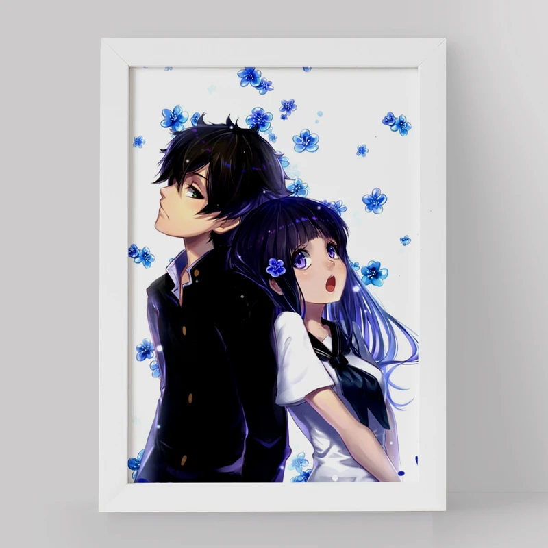 تابلو خندالو مدل چیتاندا و اورکی انیمه هیوکا Hyouka کد 17115