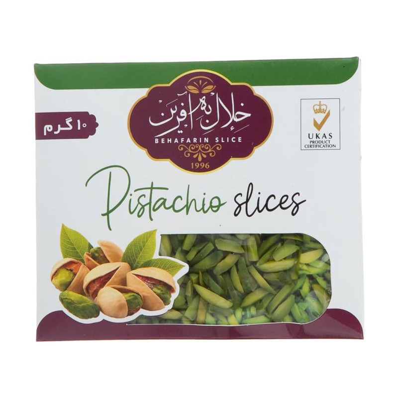 خلال پسته ممتاز به آفرین - 10 گرم بسته 20 عددی
