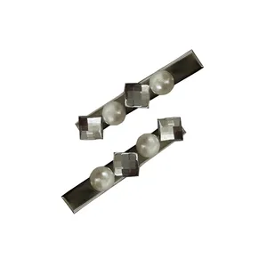 گیره مو دخترانه مدل نگین کد 1122 بسته دو عددی