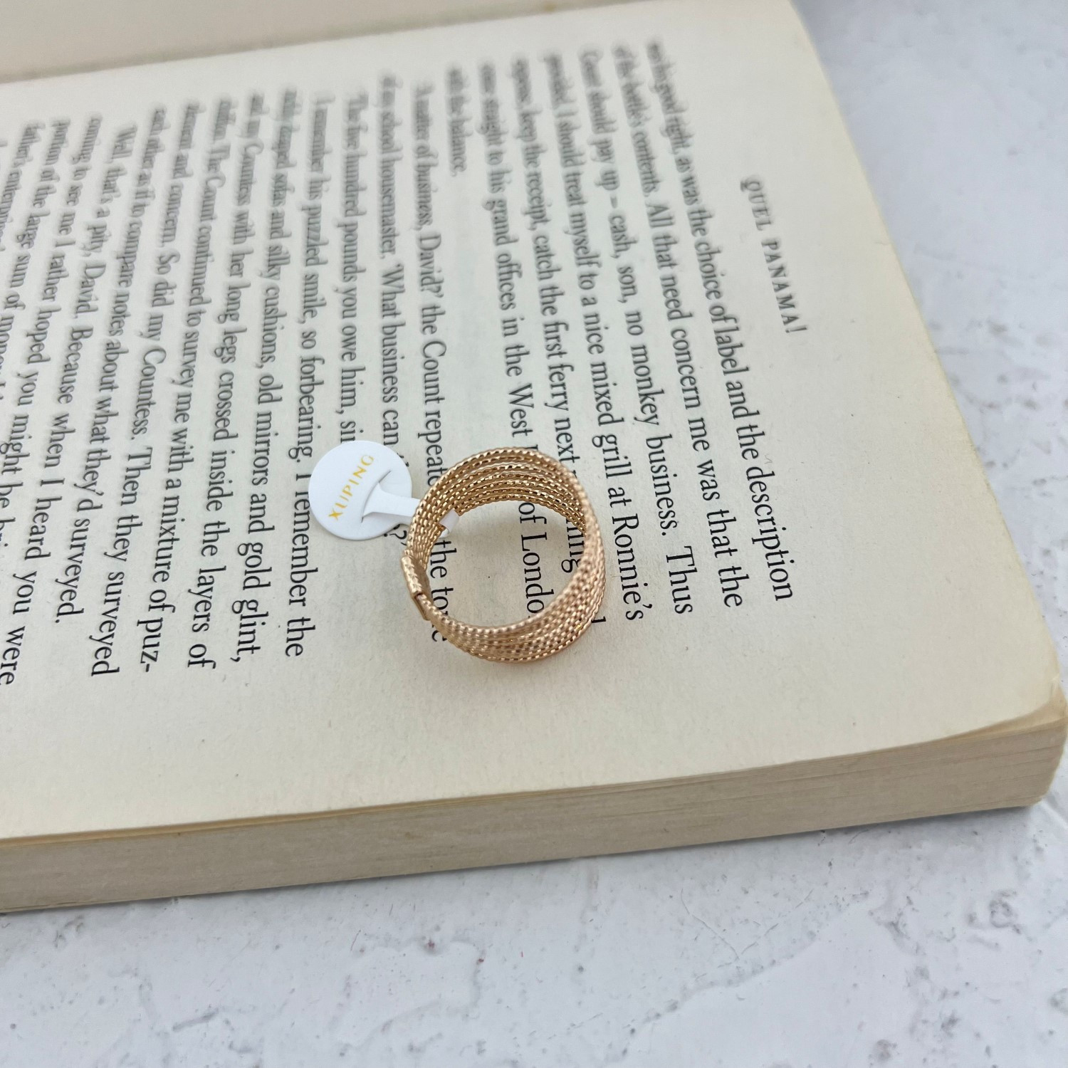 انگشتر زنانه ژوپینگ مدل پورتوفینو کد R4575 انگشتر زنانه ژوپینگ مدل پورتوفینو کد R4575