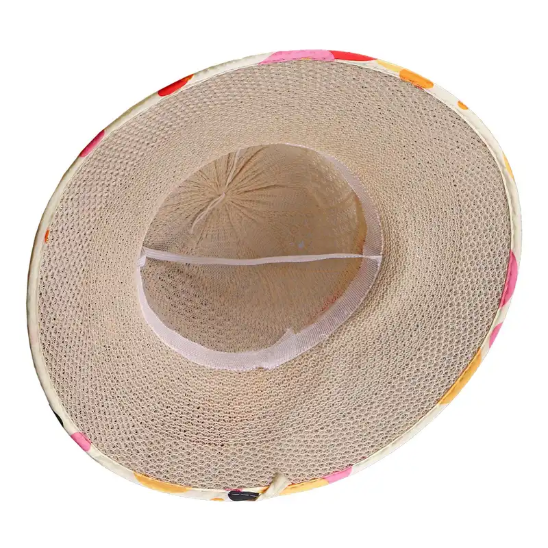 کلاه حصیری مدل 2023 طرح ساحلی