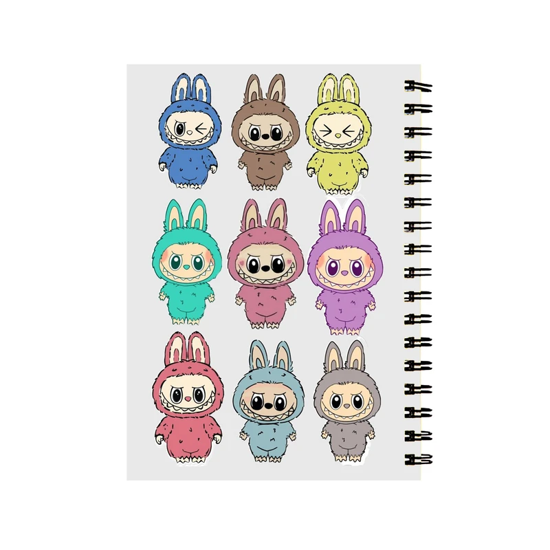 دفتر مشق 50 برگ طرح عروسک لوبوبو کد 65