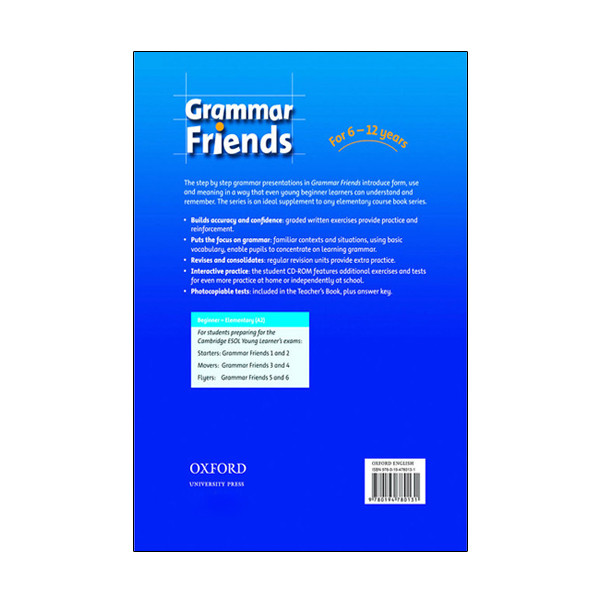 کتاب Grammar Friends 1 اثر Tim Ward انتشارات الوندپویان