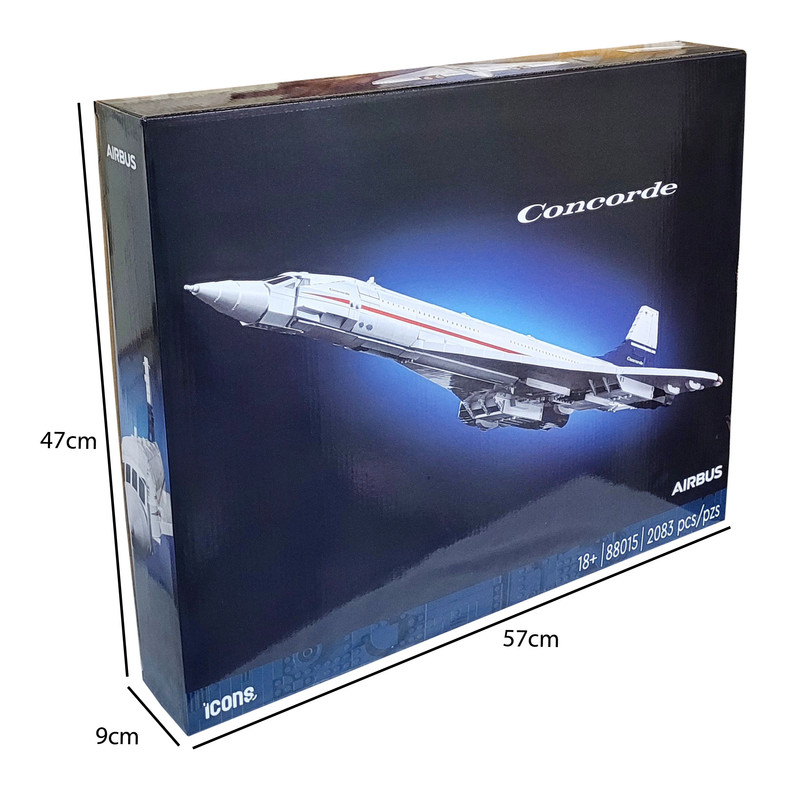 ساختنی طرح جت مسافربری ایرباس کانکورد مدل Concorde کد 88015