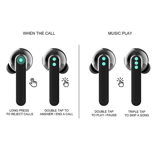 Earbuds gesture best sale