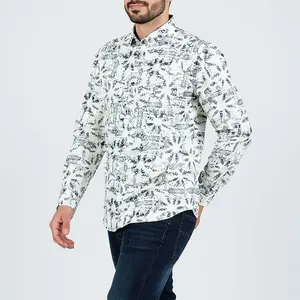 پیراهن آستین بلند مردانه مدل M3944