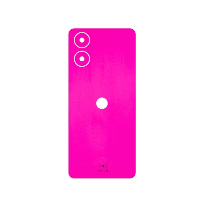برچسب پوششی ماهوت مدل Phosphorus-Pink مناسب برای گوشی موبایل موتورولا Moto G04s