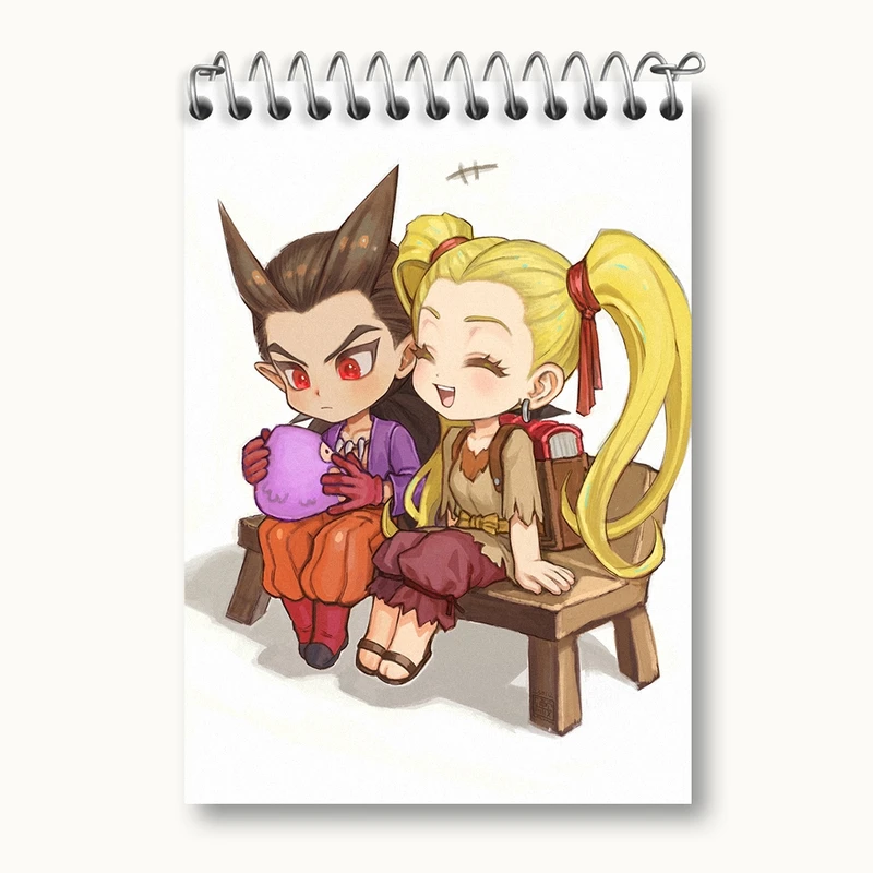 دفتر یادداشت 50 برگ خندالو مدل بازی دراگون کوئست (Dragon Quest) کد 35227