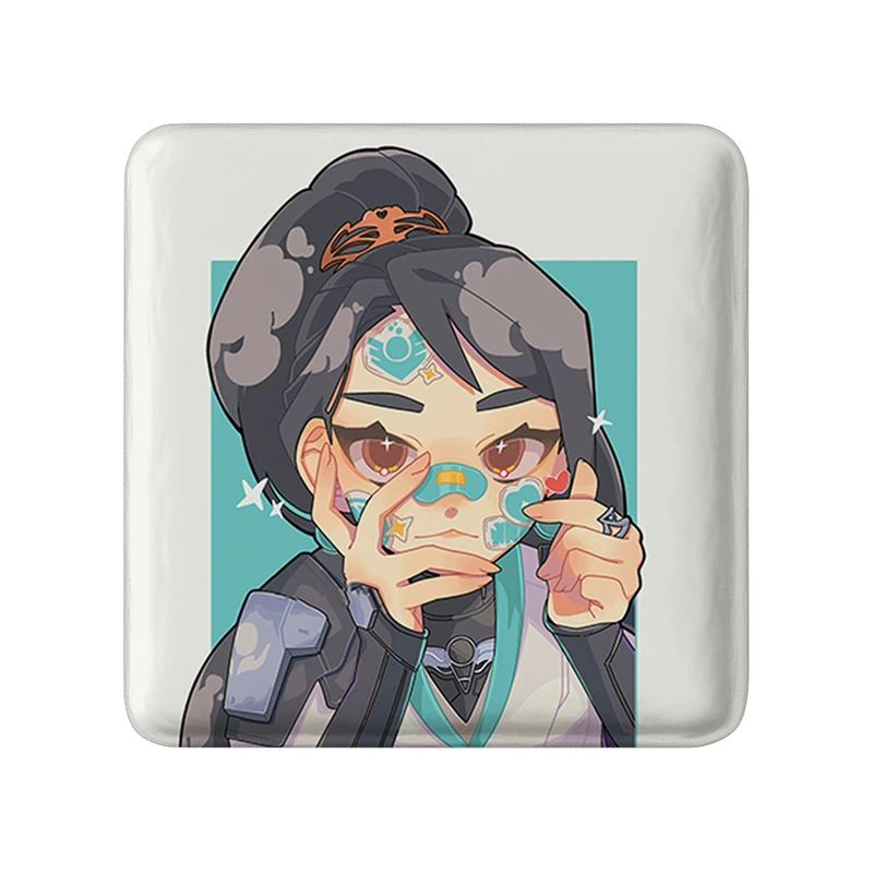 پیکسل خندالو طرح بازی ولورانت (Valorant) مدل مربعی کد 33110