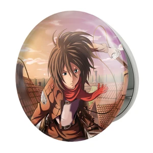 آینه جیبی خندالو طرح میکاسا اکرمن انیمه اتک آن تایتان Attack on Titan مدل تاشو کد 18528