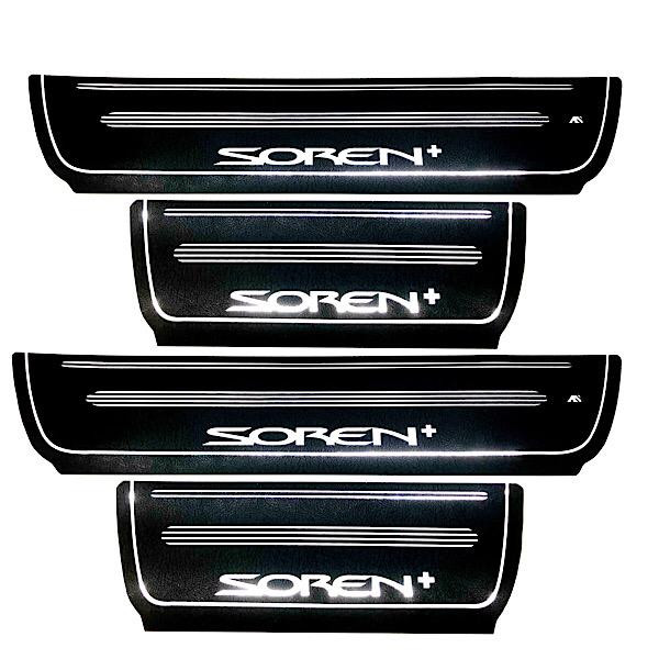 برچسب پارکابی خودرو کد SK0556 مناسب برای سمند سورن پلاس مجموعه 4 عددی