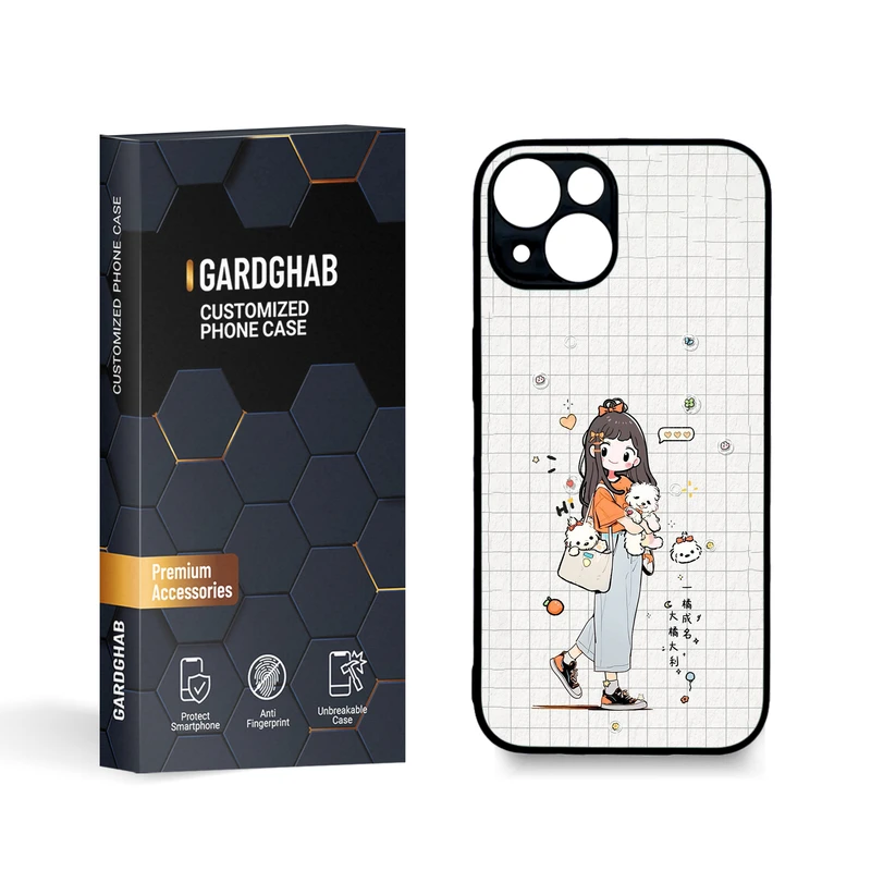  کاور گارد قاب مدل دخترانه مناسب برای گوشی موبایل اپل Iphone 14 Plus