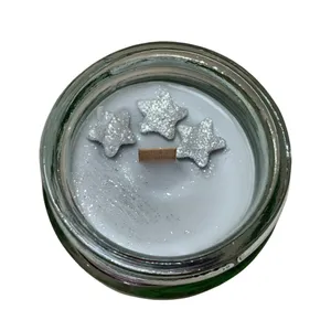 شمع لیوانی مدل ستاره