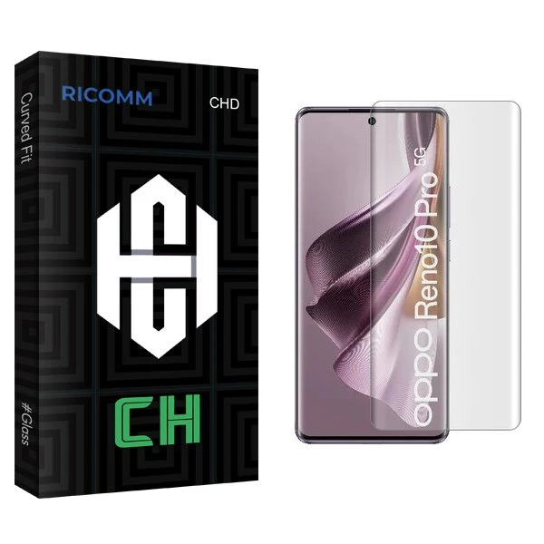 محافظ صفحه نمایش ریکام مدل CH UV مناسب برای گوشی موبایل اوپو Reno 10 Pro