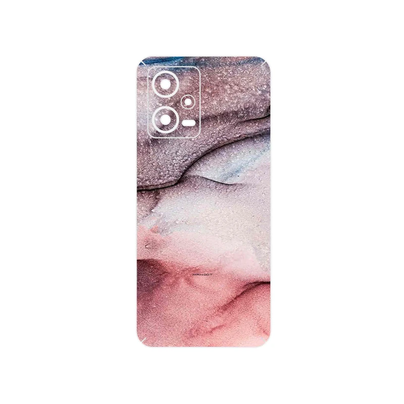 برچسب پوششی ماهوت مدل Smoky pink marble مناسب برای گوشی موبایل شیائومی Redmi Note 12 5G