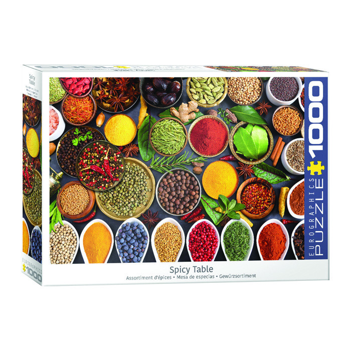 پازل 1000 تکه یوروگرافیکس پازلز مدل Spicy Table كد 60005624