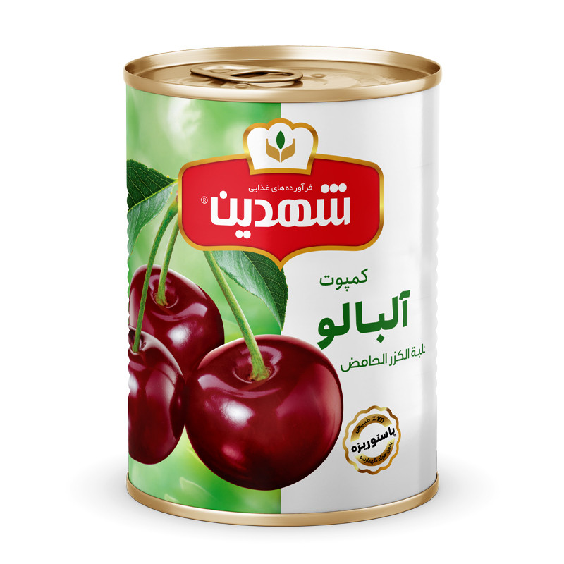 کمپوت آلبالو شهدین - 370 گرم