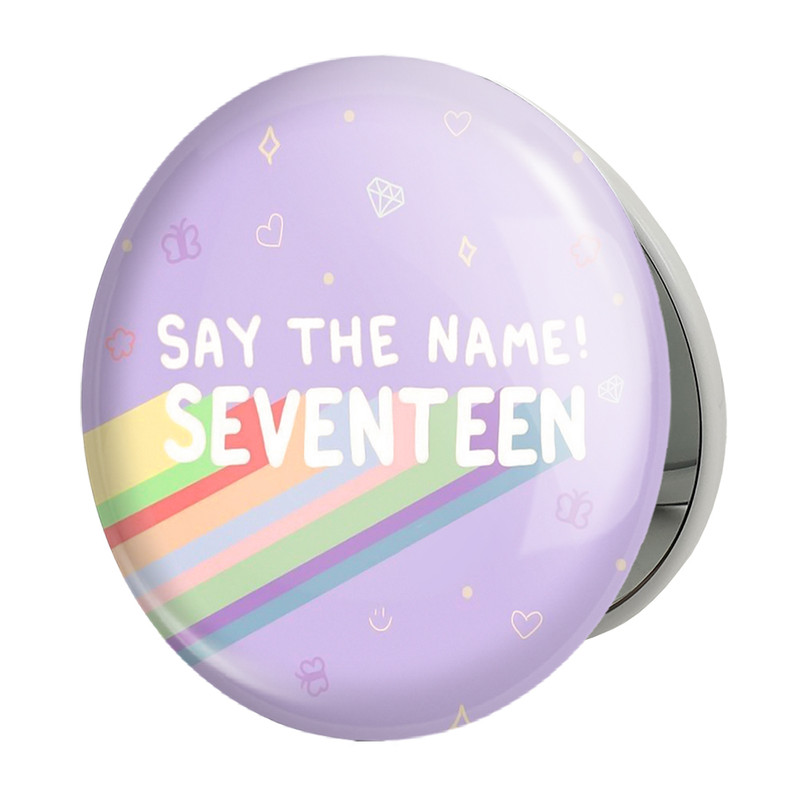 آینه جیبی خندالو طرح گروه سونتین Seventeen مدل تاشو کد 21663 
