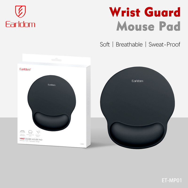 ماوس پد ارلدام مدل WRIST MP01 سایز 25*23 سانتی متر