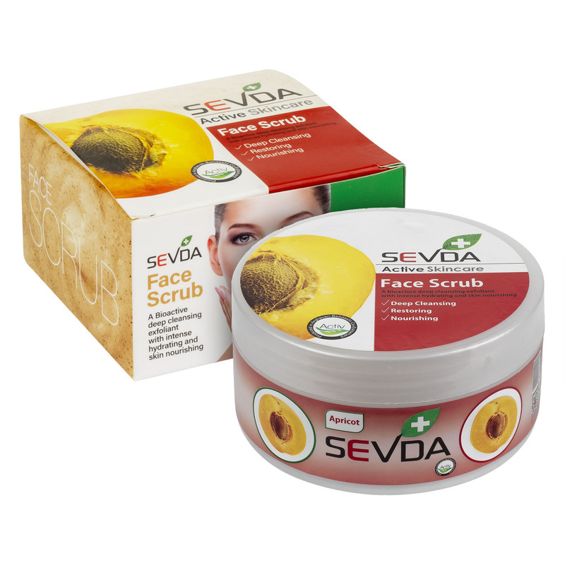 اسکراب لایه بردار پوست سودا مدل زردآلو و هلو حجم 250 میلی لیتر مجموعه 2 عددی