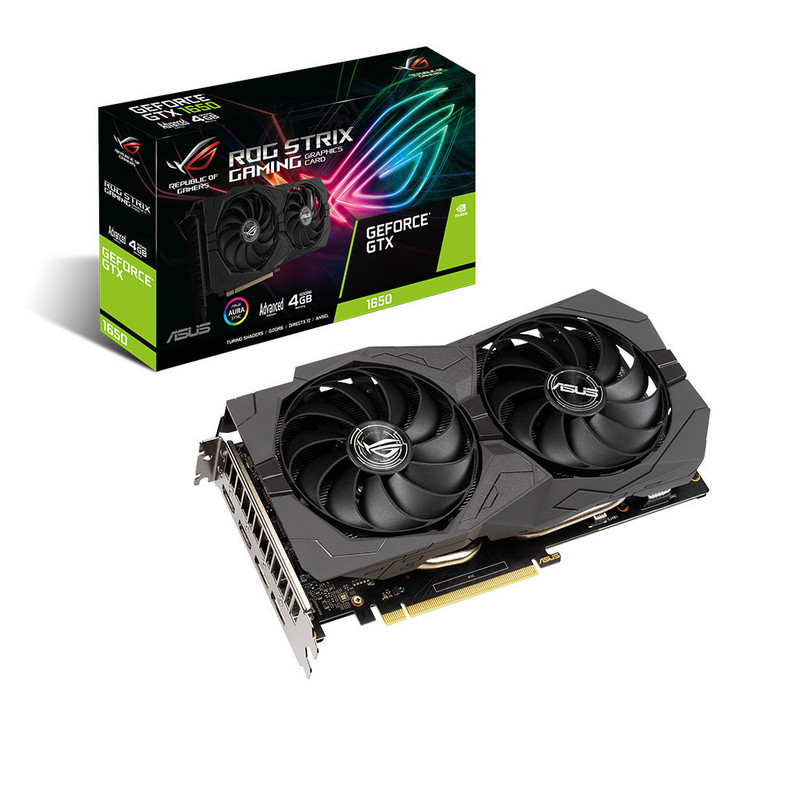 کارت گرافیک ایسوس مدل ROG-STRIX-GTX1650-A4GD6-GAMING 2