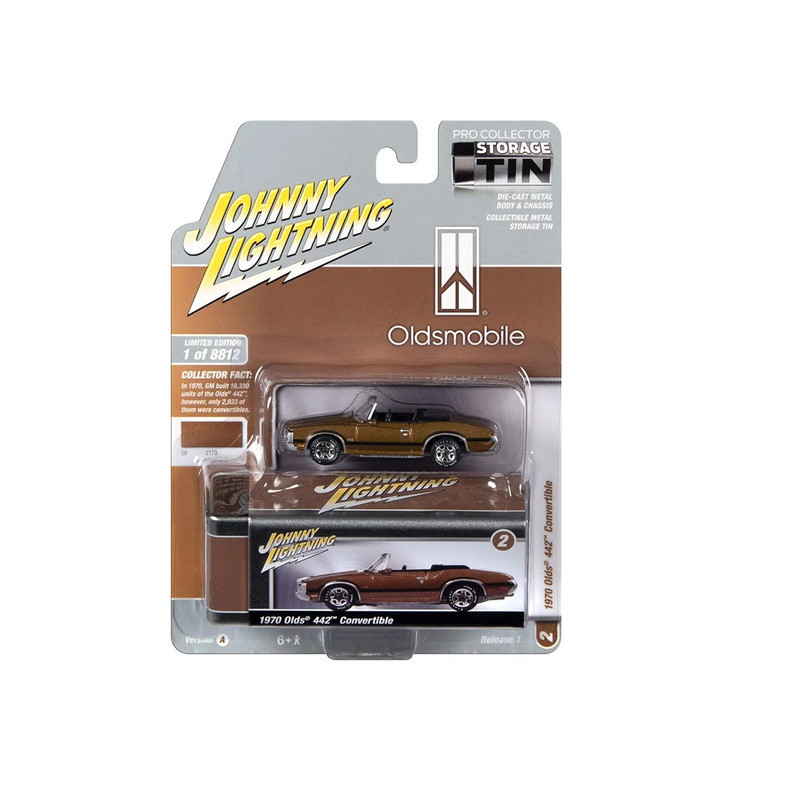 ماکت ماشین مدل OLDSMOBILE 442 CONVERTIBLE 1970 JOHNNY LIGHTNING