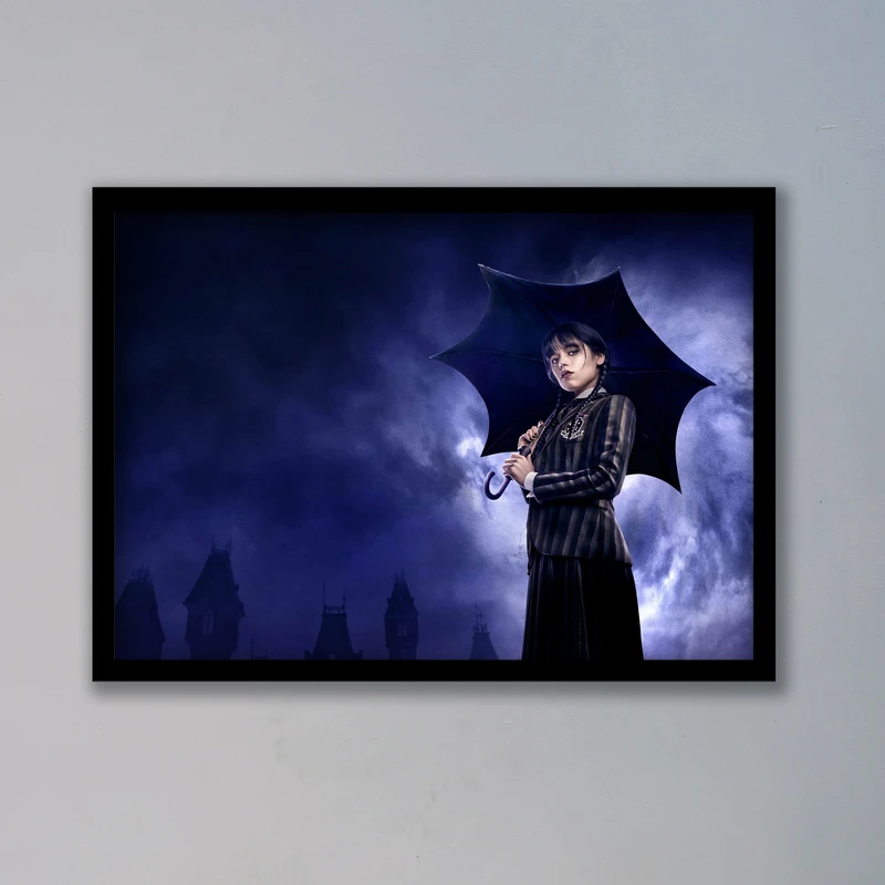 تابلو مدل ونزدی آدامز Wednesday Addams کد LAG1054