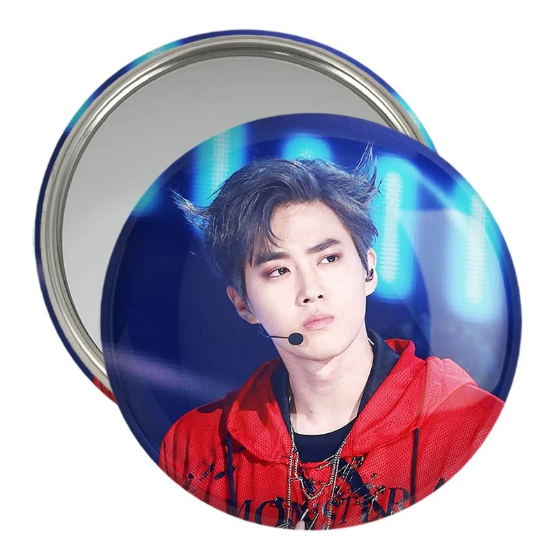 آینه جیبی خندالو مدل سوهو گروه اکسو EXO  کد 13485