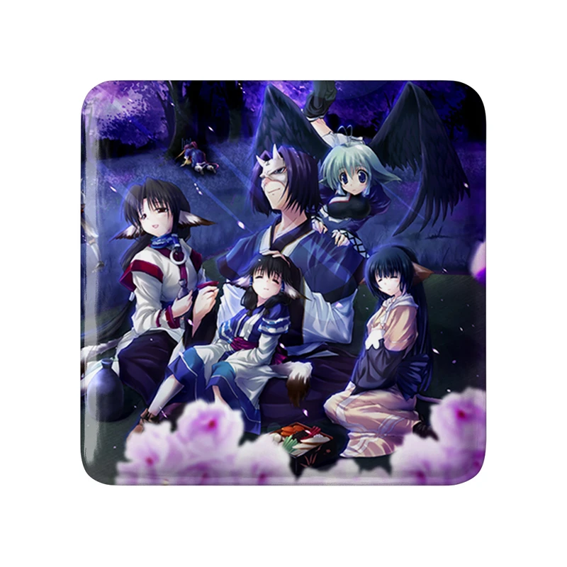 مگنت خندالو طرح بازی Utawarerumono مدل مربعی کد 35380