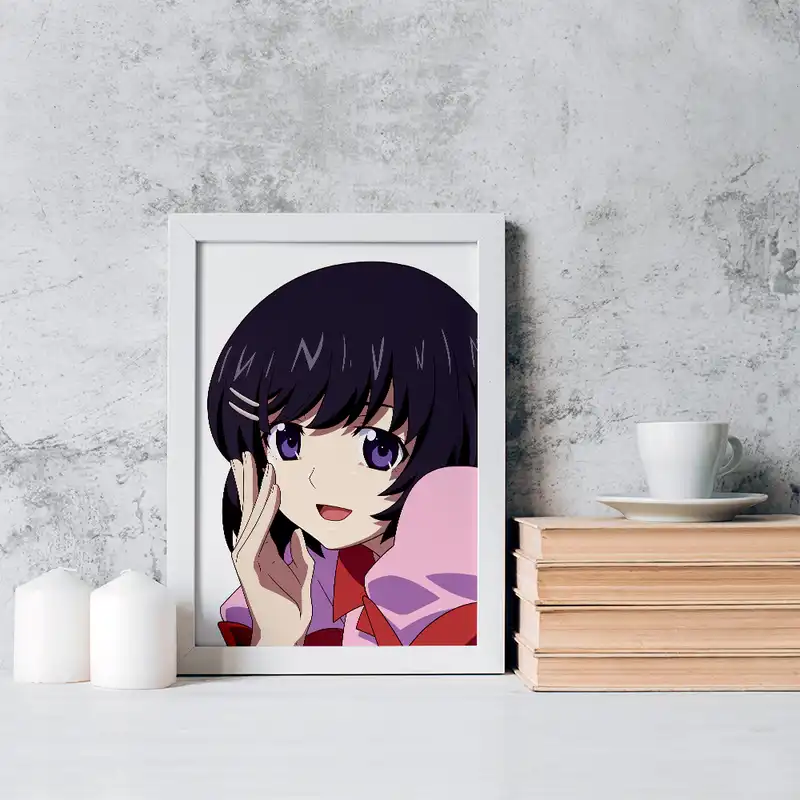 تابلو خندالو مدل هانئکاوا انیمه مونوگاتاری کد 16236